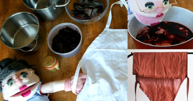 STEP-BY-STEP NATURAL DYEING GUIDE with food waste, avocado peels/pits
